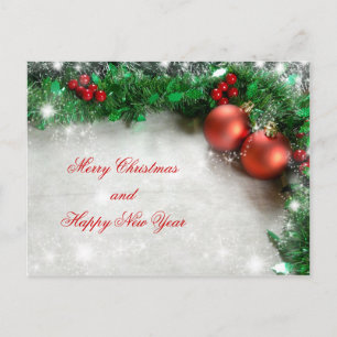 Festividades Cartão postal de Natal