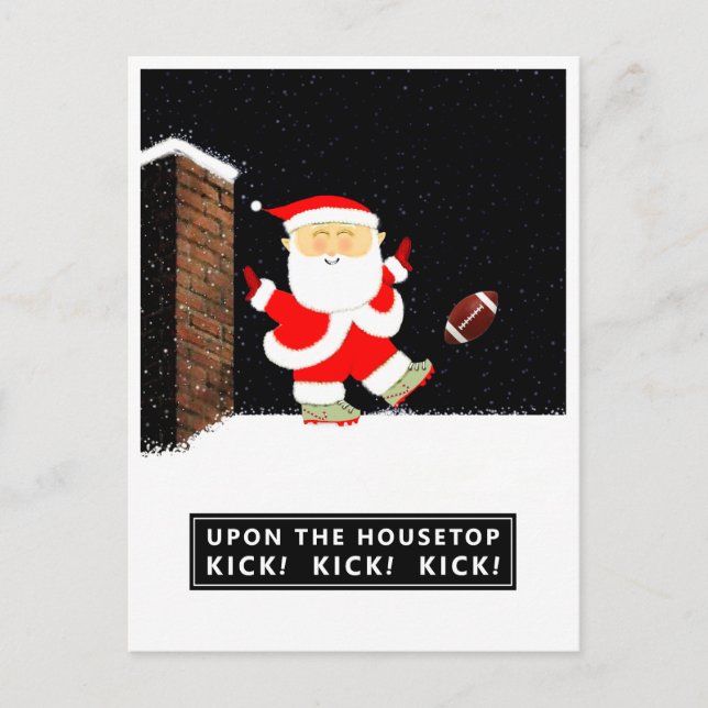 Festividades cartão postal de Natal (Frente)