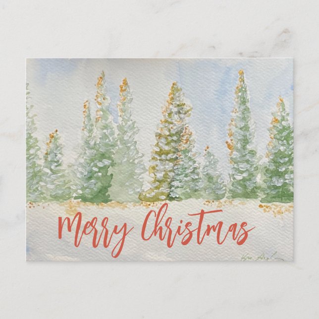 Festividades Cartão postal de Natal (Frente)