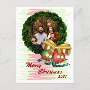 Festividades Cartão postal de Natal 2021