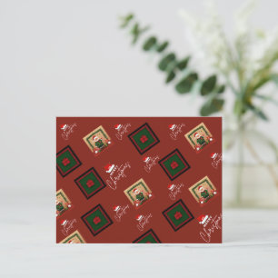 Festividades cartão postal de natal 2025
