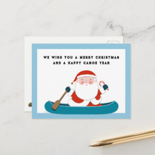 Festividades Cartão postal de Natal de Campanha Engraçado