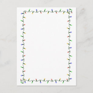 Festividades Cartão postal de Natal de Férias de Fronteira Clar