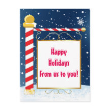 Cartão postal de Natal do Polo Norte