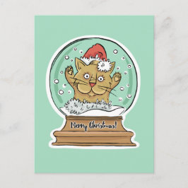 Festividades Cartão postal de Natal Engraçado