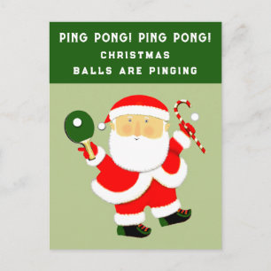 Festividades Cartão postal de Natal engraçado