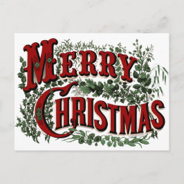 Festividades Cartão postal de Natal Feliz