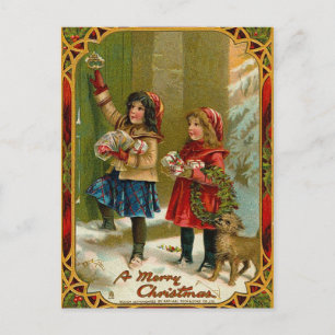 Festividades Cartão postal de Natal Feliz