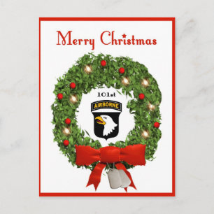 Festividades Cartão postal de Natal Militar de 10101 ruas