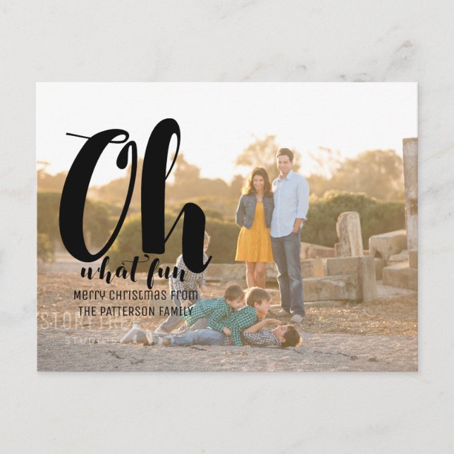 Festividades Cartão postal de Natal Negro (Frente)