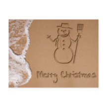 Cartão postal de Natal no Verão