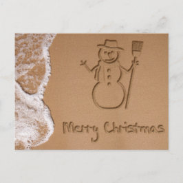 Festividades Cartão postal de Natal no Verão