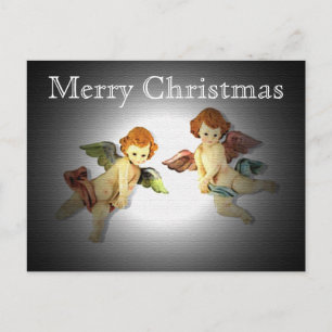 Festividades Cartão postal de Natal para Advertências a Cherubs