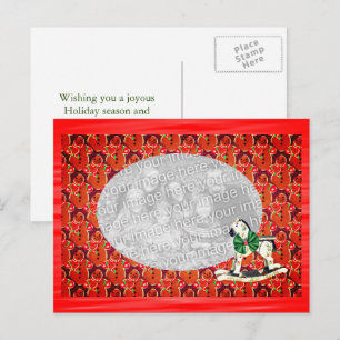 Festividades Cartão postal de Natal para biscoitos Gingerbis