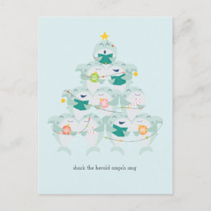 Festividades Cartão postal de Natal para o Coro de Tubarão