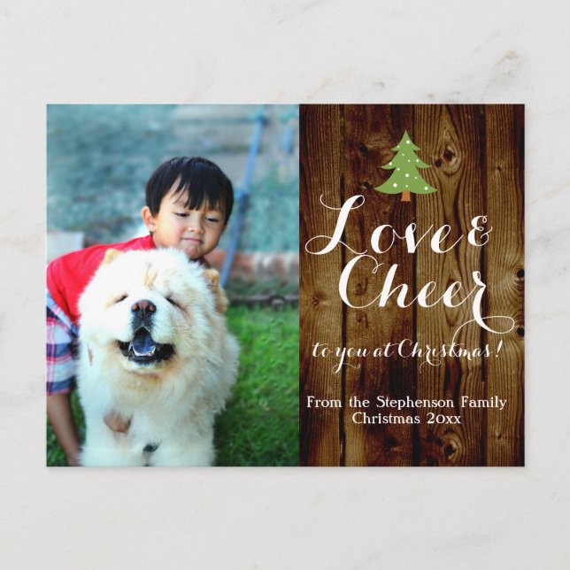 Festividades Cartão postal de Natal Russo (Frente)