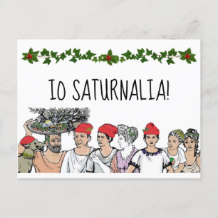 Festividades Cartão postal de Natal Saturnalia