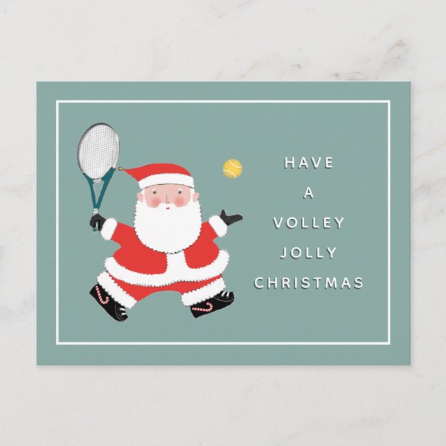 Festividades Cartão postal de Natal tênis (Frente)