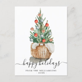 Festividades Cartão postal de Natal tradicional