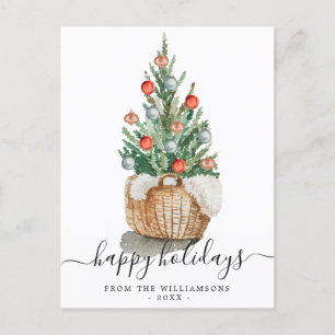 Festividades Cartão postal de Natal tradicional