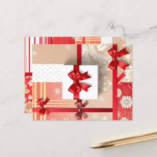 Festividades cartão postal de novo ano