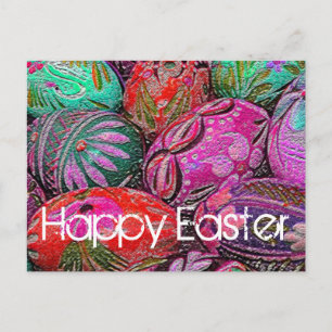 Festividades Cartão postal de Ovos de Páscoa Decorativos