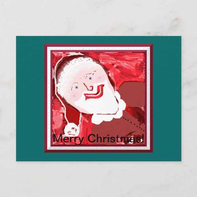 Festividades Cartão postal de papais noeis (Frente)