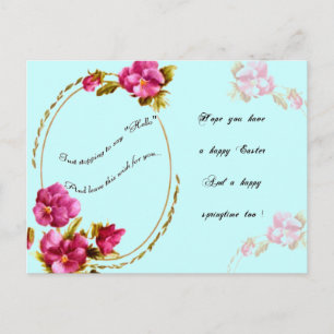 Festividades Cartão postal de páscoa