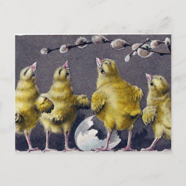 Festividades Cartão postal de Páscoa Adorável (Frente)