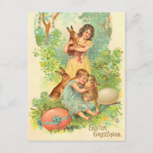 Festividades Cartão postal de Páscoa Vintage