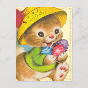 Festividades Cartão postal de Páscoa Vintage