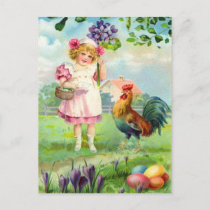 Festividades Cartão postal de Páscoa Vintage