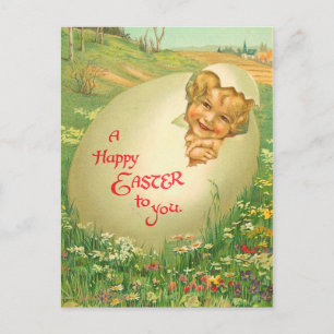 Festividades Cartão postal de Páscoa Vintage