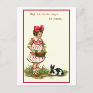 Festividades Cartão postal de Páscoa Vintage