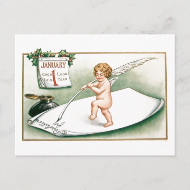 Festividades Cartão postal de resoluções (Frente)