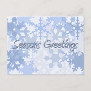 Festividades Cartão postal de saudações de Seasons