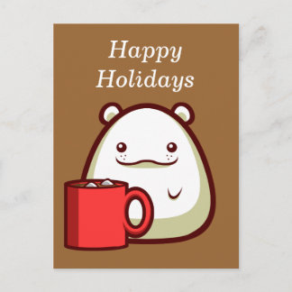 Festividades Cartão postal de urso polar