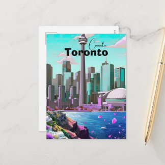 Festividades Cartão postal de viagem de Toronto, cartão postal
