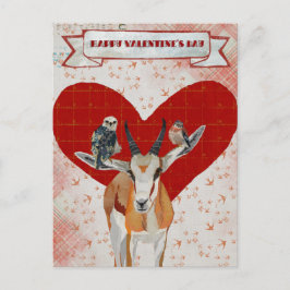 Festividades Cartão postal do DIA DE OS NAMORADOS GAZELLE & FEA