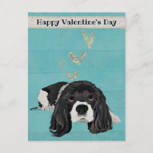 Festividades Cartão postal do DIA DE OS NAMORADOS SPANIEL
