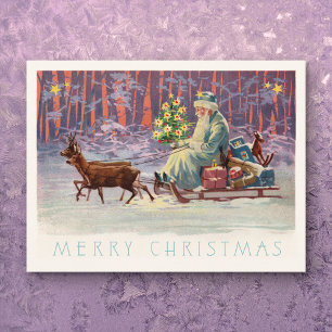 Festividades Cartão Postal do Papai Noel dos Bosques de Viena