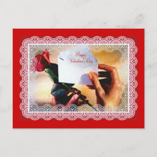 Festividades Cartão postal do Rosa do dia de os namorados