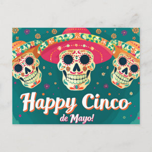Festividades Cartão postal Feliz Cinco de Mayo