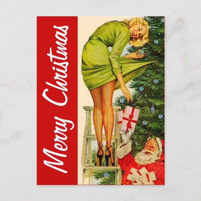 Festividades Cartão postal Feliz de Natal (Frente)