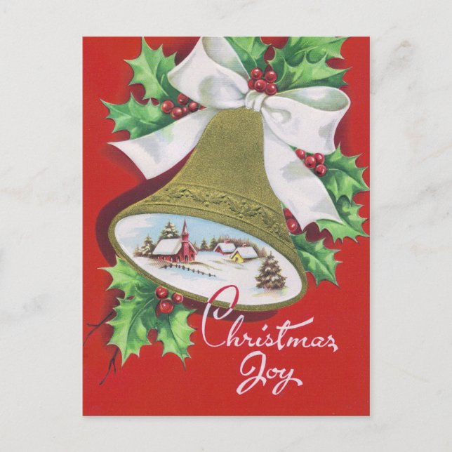 Festividades Cartão postal Feriado de Natal (Frente)