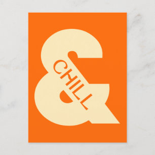 Festividades Cartão postal Minimalista de Chill Ampersand
