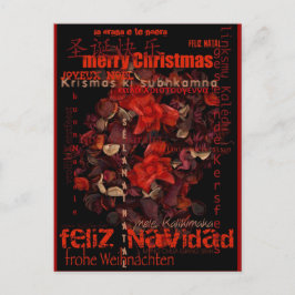 Festividades Cartão postal mundial de Natal da Navidad Noel