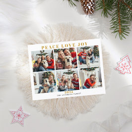 Festividades Cartão postal Natal 2022 para a Colagem de Fotos