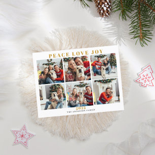 Festividades Cartão postal Natal 2022 para a Colagem de Fotos