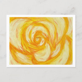 Festividades Cartão postal original de abstrato Rosa Amarelo